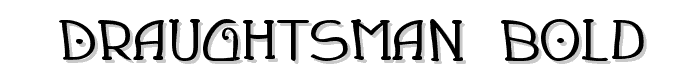 Draughtsman Bold font